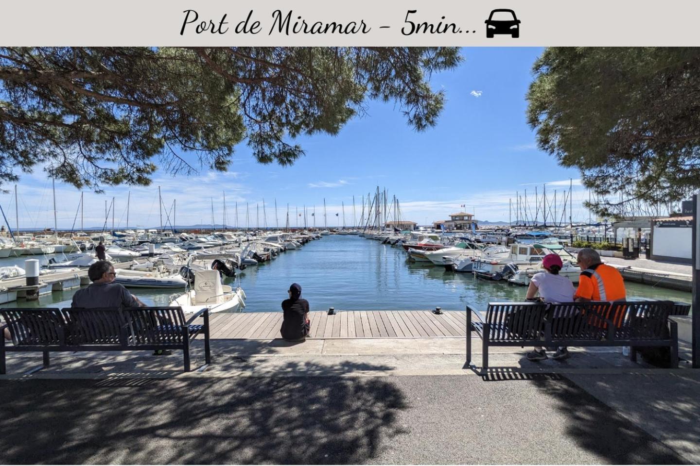 Netflix - Lit Queen Size - Terrasse Plein Sud - Climatisation - 2'Centre-Ville - 6'Mer - Parking Prive - 56M2 - L'Olivine - Offre Speciale La Londe-les-Maures Ngoại thất bức ảnh