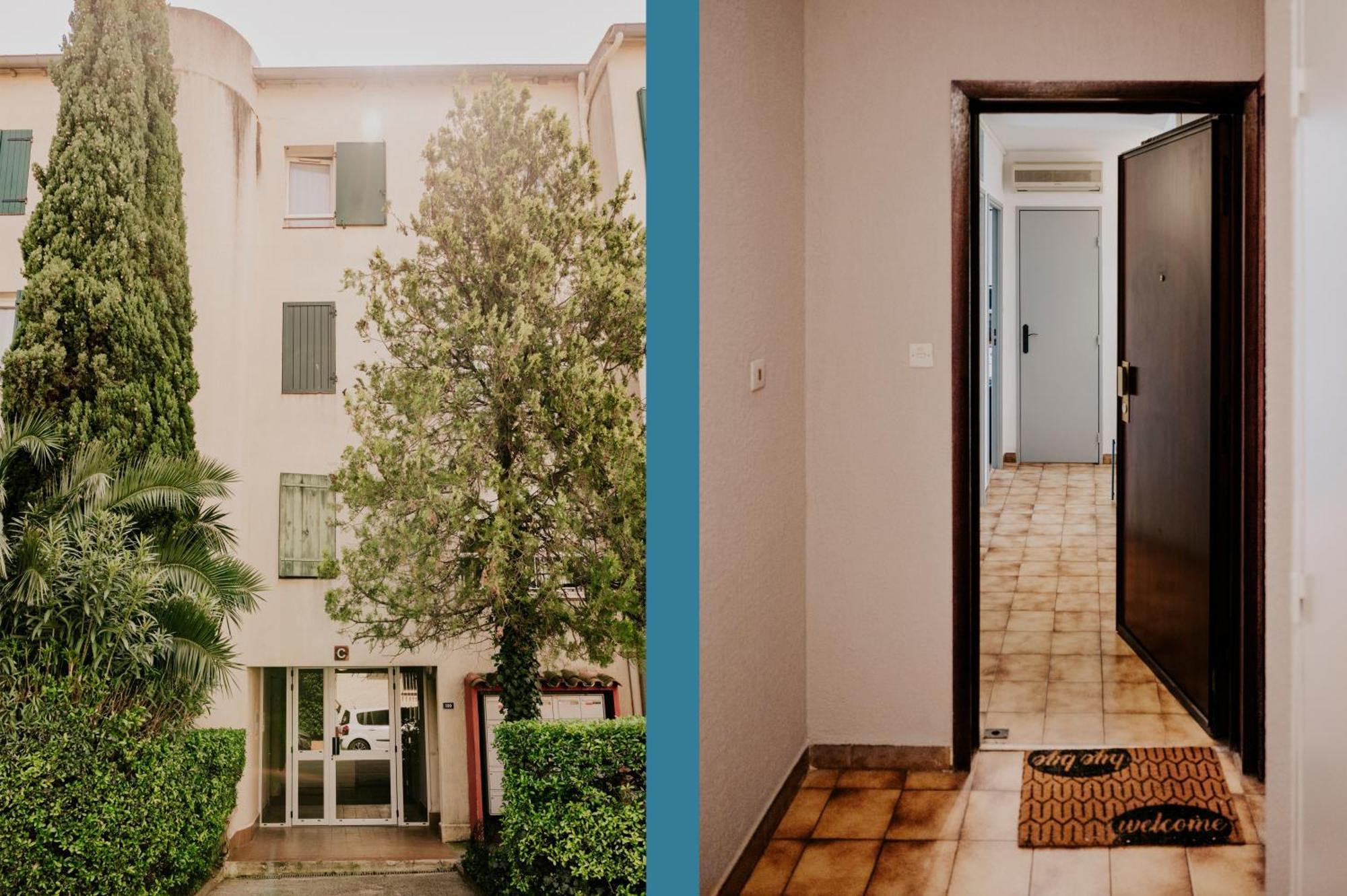Netflix - Lit Queen Size - Terrasse Plein Sud - Climatisation - 2'Centre-Ville - 6'Mer - Parking Prive - 56M2 - L'Olivine - Offre Speciale La Londe-les-Maures Ngoại thất bức ảnh